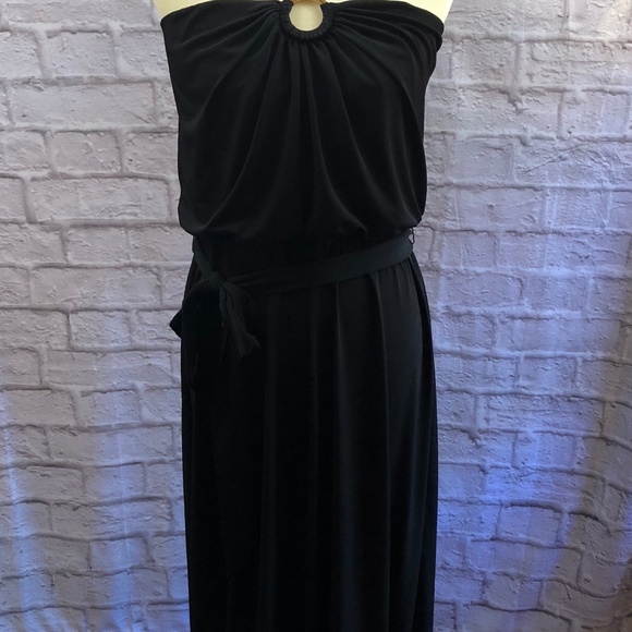 White House Black Market Dresses & Skirts - White House Black Market Black Strapless Maxi